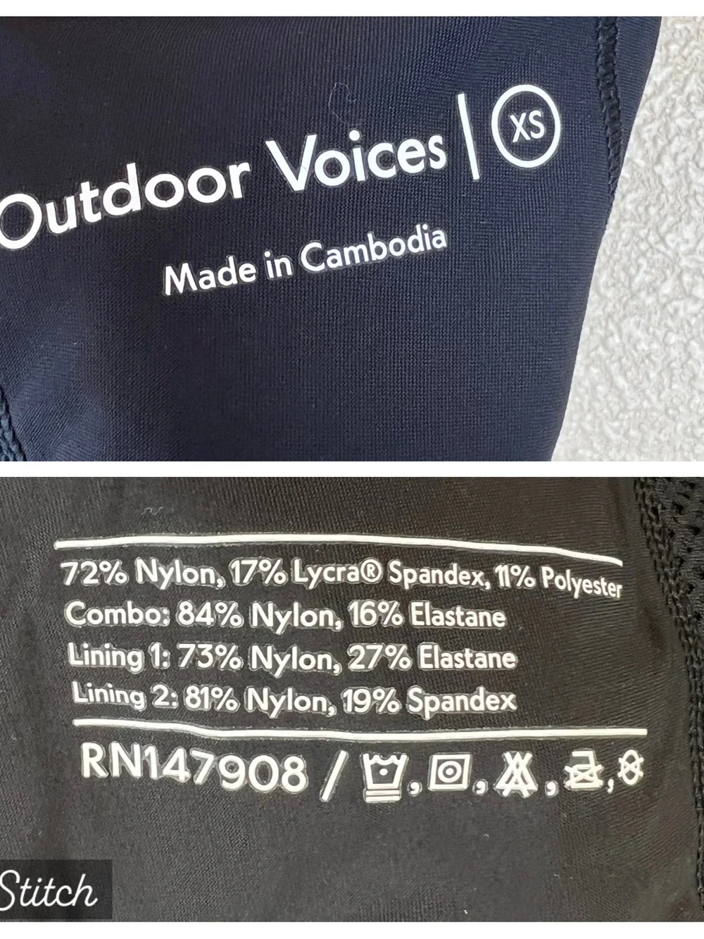 Outdoor Voices Doing Things Sports Bra Polka Dot